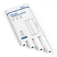 JADENS US Letter Size Quick-Dry Thermal Printer Paper 8.5''x11'', 4 Rolls, Compa picture