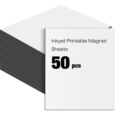 50 Pcs Printable Magnetic Sheets, 8.5x11 Inch Matte Magnet Paper picture
