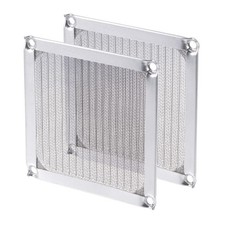 2pcs 120mm Computer Fan Filter Grills Stainless Steel Mesh Dustproof Case Cover picture