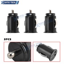 3PCS Double-USB Car Power 2 Port USB 2.0 High Speed Charger Adapter For iPhone picture