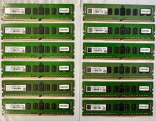 🚀 Transcend 8GB RAM / LOT OF (12) / MATCHED ECC RDIMM / 1Rx4 DDR4 2133 REG picture