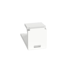 PACK of 50 Panduit CMBWH-X Mini-Com Blank Module, 1 Port, White picture