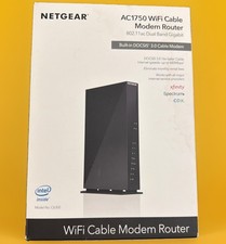 New NETGEAR AC1750 Dual Band WiFi 5 C6300 Smart Wifi Modem Router picture