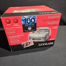 Lexmark SnapShot P315 Photo Printer 4”x 6” - Open Box READ picture