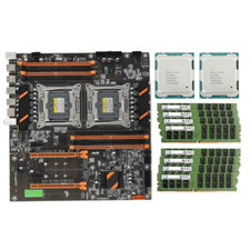 X99 Motherboard +2x Intel Xeon E5-2680 V4 CPU + Samsung 256GB (8x32GB) RAM 2666V picture