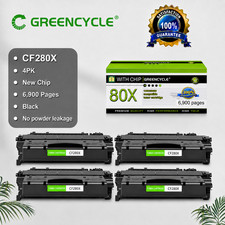4 Pack CF280X High Yield Laser Toner Compatible with HP LaserJet Pro 400 M401dn picture