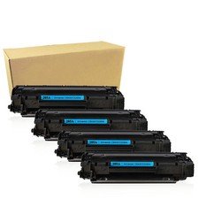 4 PK CB435A 35A Toner Cartridges For HP LaserJet P1002 P1003 P1005 P1006 Printer picture