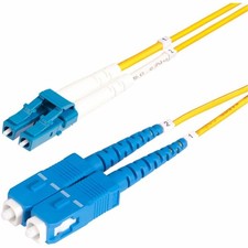 StarTech 10m [32.8ft] LC to SC [UPC] OS2 Single Mode Duplex Fiber Optic Cable picture