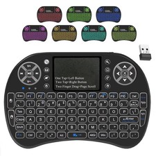2.4GHz Backlit Mini Keyboard Touchpad , Mini Wireless Keyboard with Touchpad ... picture