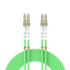 15 Meters 50ft LC/UPCLC/UPC 40/100GB MultiMode Fiber Optic Cable OM5 Duplex picture
