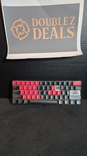 Royal Kludge RK61 Mechanical Keyboard Wired Bluetooth Black Red 2 Missing Keys picture