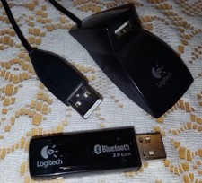 Logitech Wireless Keyboard/Mouse USB Receiver SecureConnect 831406-3000 2.0 EDR picture