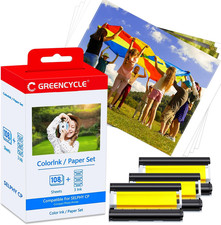 Photo Paper Ink KP-108IN Photo Print Paper & Ink for Canon CP910 108 Paper 3 Ink picture