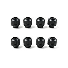 OCOCOO G1/4 Compression Fitting 8 Pack black 3/8