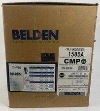 Belden 1585A 4-Pair 24 AWG Cat 5e U/UTP Plenum-CMP Cable 008U250 Gray 21.6 LBS picture