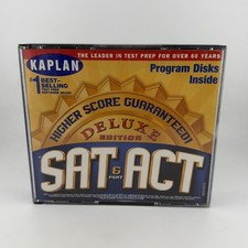 HIGHER SCORE GUARANTEED  SAT, ACT & PSAT DELUXE EDITION 4CD-ROM (1999) No TEST picture