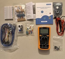 Beginner's Lab Starter Kit w/REV3 Multimeter MISSING Arduino Uno R3 Board picture