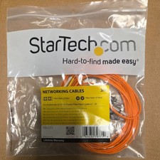 StarTech FIBLCST3 9.8 Ft. Multimode 62.5/125 Duplex Fiber Patch LC-ST picture