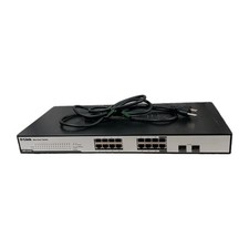 D-Link Web Smart Switch DGS-1216T 16-port Gigabyte 2 Combo SFP Ports Power Cord picture