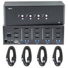 Bytecc KVM-DP4-3 4 In 3 Out 8K Displayport 1.4 Kvm Swith picture