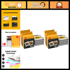 4PASS 3x3” Photo Cartridge Refill, 120 Sheets for Mini Printers & Instant Photos picture