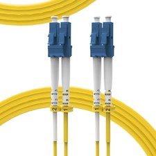 KeepFly Fiber OS2 LC to LC Fiber Patch Cable 75m/246ft, 10Gb 9/125μm Single Mode picture