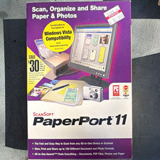 ScanSoft PaperPort 11 Document Management/Scanning Software XP/Vista picture