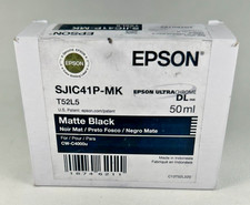 Genuine Epson SJIC41P-MK Matte Black Ink for ColorWorks CW-C4000 picture