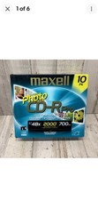 Maxell Photo CD-R Pro 700mb Professional Quality 10 Pack - NEW SEALED picture