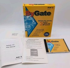 Vintage Acer SyGate Software Dial Up Internet PC Sharing One Phone Line One ISP picture