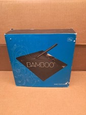 Pre-Owned Black Wacom Bamboo Make Your Mark Drawing Tablet Adapter Small MTE450 picture