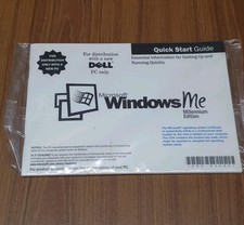 Microsoft Windows ME Millennium Dell OEM Reinstallation CD Guide Sealed 01H245 picture