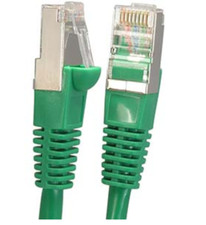 Cat6 Shielded SSTP Ethernet  Booted Patch Cable 0.5 1ft 2ft 3ft 5ft 7ft 10ft lot picture