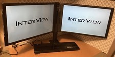 EVGA InterView 1700 17 inch Dual Monitor System -Works- As-Is - Read Description picture