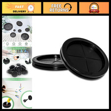 10PCS 90mm Durable Round Rubber Grommets - Double-Sided Cable Firewall Seal Wash picture