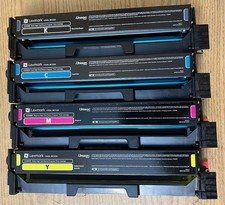 4 Sets Virgin Genuine Empty Lexmark C321 C431 CS3224 CS3226 Toners  picture