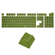108 Keys Pudding Keycaps Set ABS for Mechanical Keyboard Layout Army Green picture