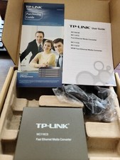 TP-Link MC110CS 10/100Mbps RJ45 to 100Mbps Single-Mode SC Fiber Media Converter picture