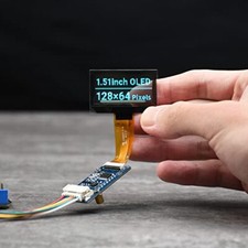 1.51inch Transparent OLED 128×64 Resolution Compatible with Raspberry Pi  picture