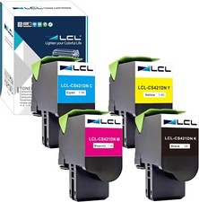 78C10 CS421 4-Pack High-Yield Toner Cartridges - Vibrant & Reliable Prints - NEW picture