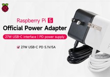 Raspberry Pi 5 Power Adapter Official Original 27W Power Adapter picture