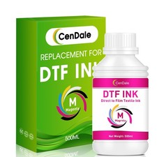 CenDale Premium DTF Magenta Ink - 500ML DTF Transfer Ink for PET Film, Refill DT picture