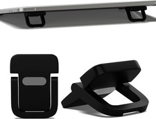 2 PCS Portable Keyboard Riser, Adjustable Black Laptop Keyboard Stand with 2 Ang picture