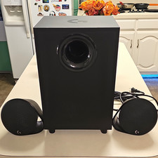 Logitech G560 LIGHTSYNC 2.1 Computer Gaming Speakers w/ Subwoofer Black picture