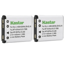 Kastar 2x NP-45 Battery for Pandigital Handheld Scanner PANSCN10 S8X1103 S8X1102 picture