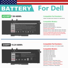 3HWPP/4GVMP Battery For Dell Precision 3540 3550 Latitude 5400 5410 5500 5510 picture