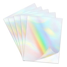 Koala Clear Holographic Sticker Paper for Inkjet +Laser Printer 8.5x11 25 Sheet picture