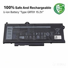 New OEM DELL GRT01 R05P0 15.2V 64Wh 4Cell Battery Dell Precision 15 3571 Laptop picture