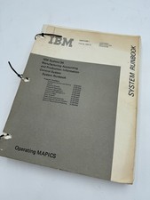 IBM System 34 Manufacturing Accounting Production Information 1979 Manual RARE picture