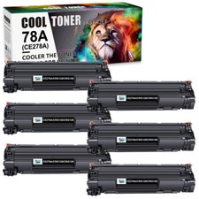 6 Pack CE278A Toner Compatible With HP LaserJet Pro M1536DNF P1606DN P1600 P1560 picture